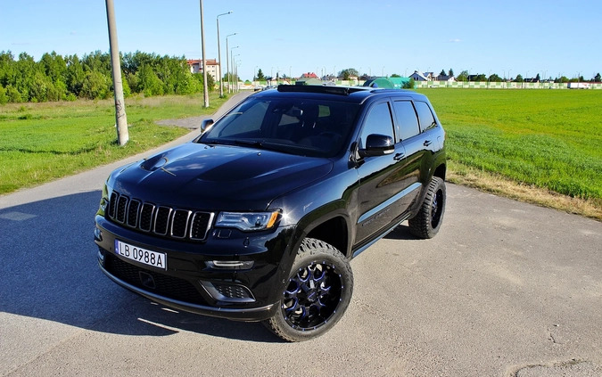 Jeep Grand Cherokee cena 190000 przebieg: 74000, rok produkcji 2019 z Żuromin małe 191